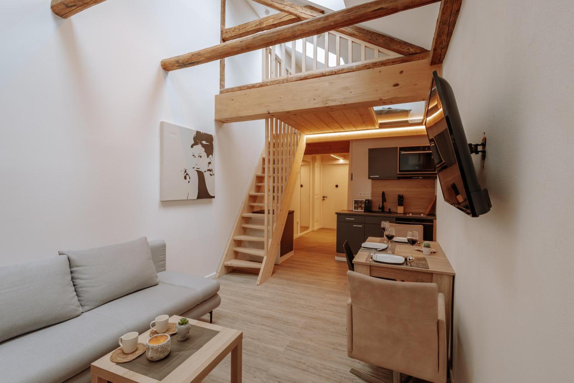 Modern Elegance Lofts - Wohnen Auf Zwei Ebenen Passau Exterior foto